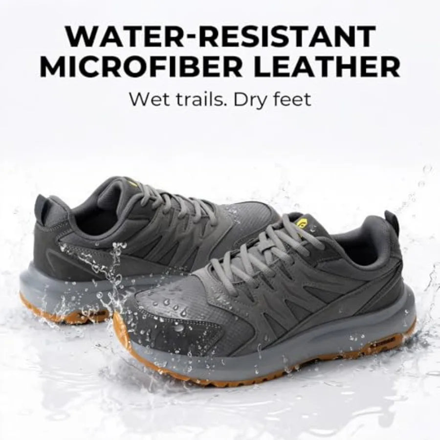 Outdoor Hiking Shoes With Water Resistant Upper And Traction Outsole
