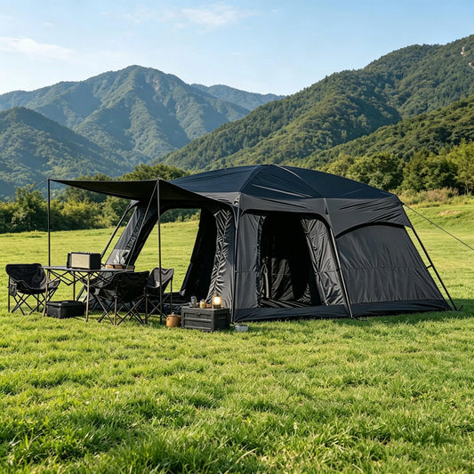 YC-01 Outdoor Camping Tent With Extendable Canopy For All Seasons