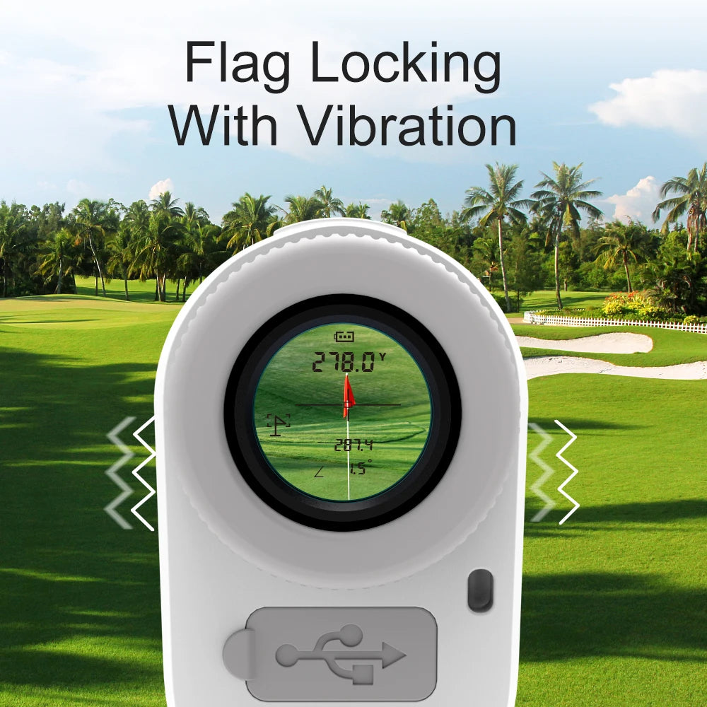 REVASRI Golf Rangefinder With Slope Measurement And Flag Lock