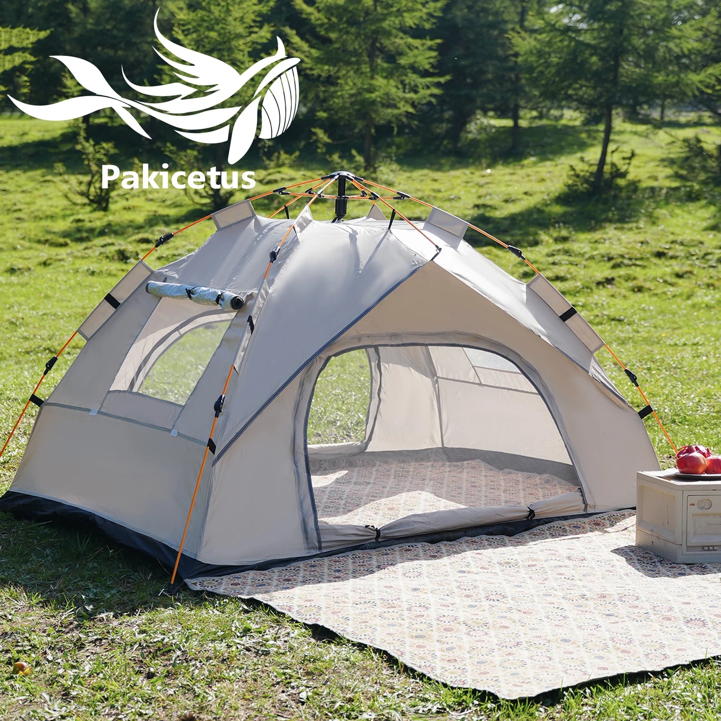 Pakicetus Auto Tent Sunshade 60 Second Setup For 3 To 4 People Portable