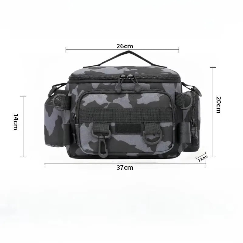 Multifunctional Fishing Backpack With Rod Storage For Outdoor Use