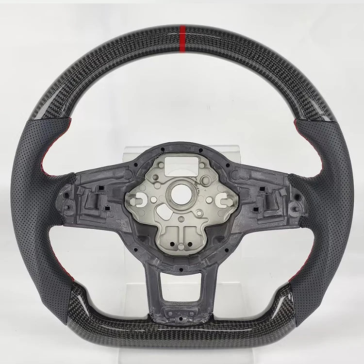 COIKA Perforated Carbon Leather Steering Wheel For Volkswagen