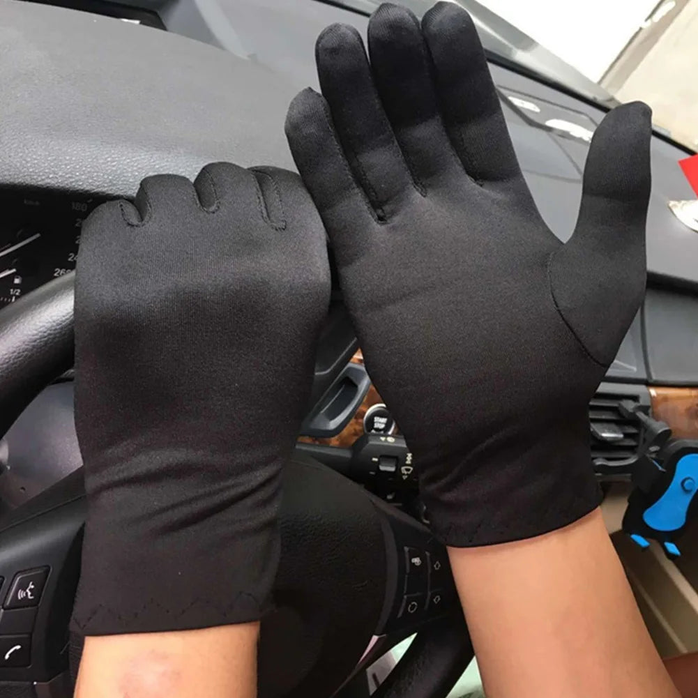 Lycra Spandex Etiquette Jewelry Gloves For Dance And Formal Wear
