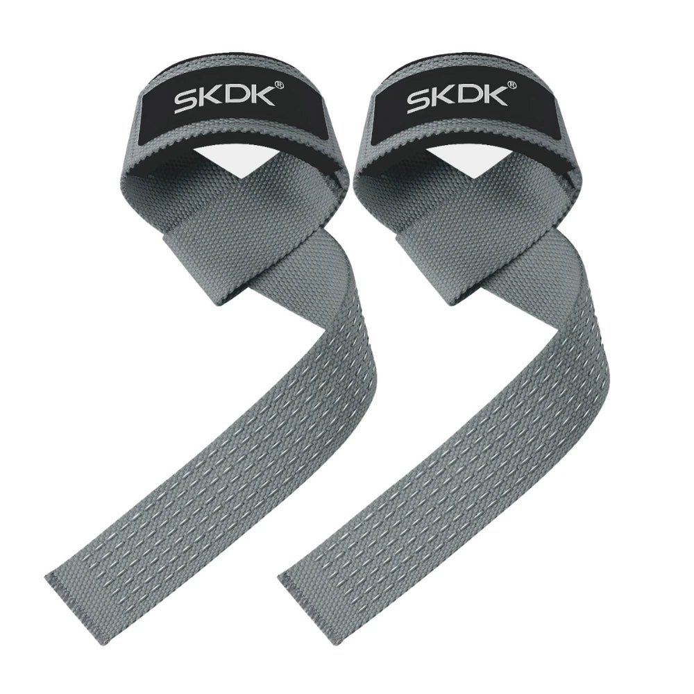 Lostook Weightlifting Wrist Straps Adjustable Non Slip Grip 2 Pcs