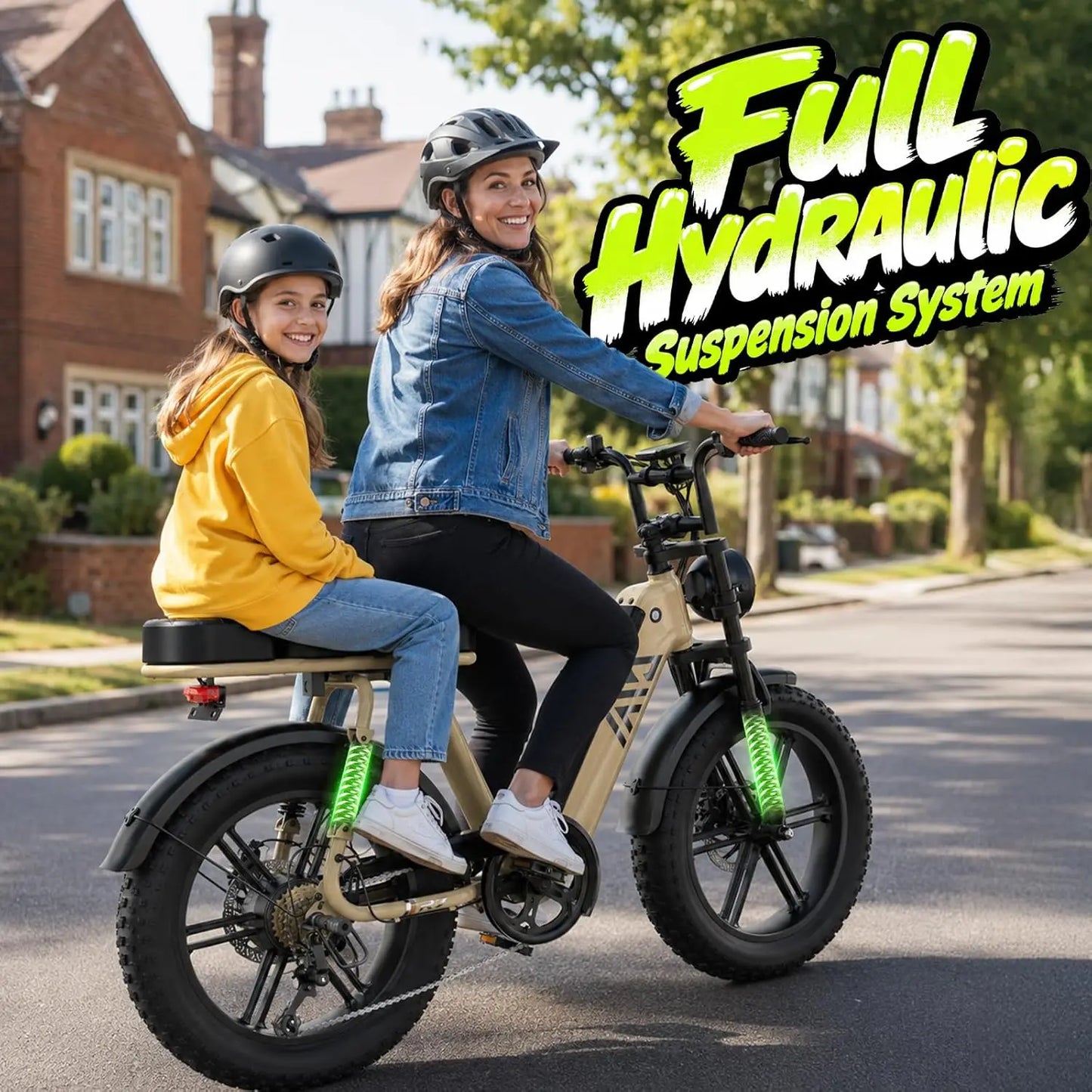 TST 1500W Electric Bike 48V 15Ah With Fat Tire Performance
