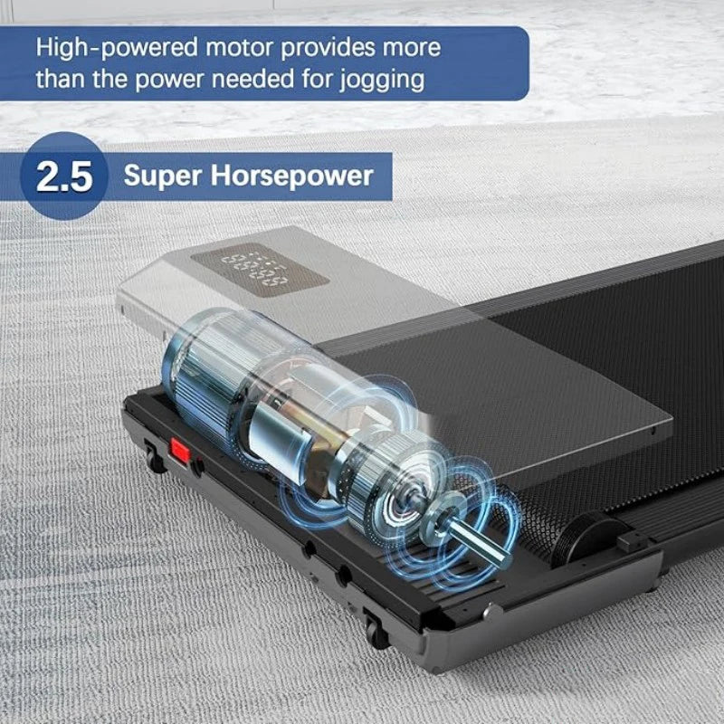 Superun 2 In 1 Treadmill Walking Running Machine LCD