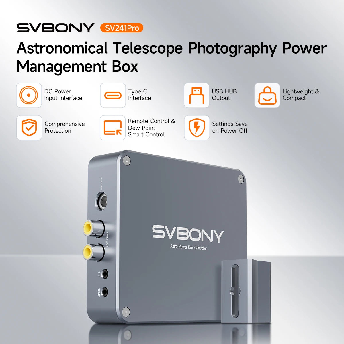 Svbony SV241 Pro Astro Power Controller USB 3.0 Type-C ASCOM