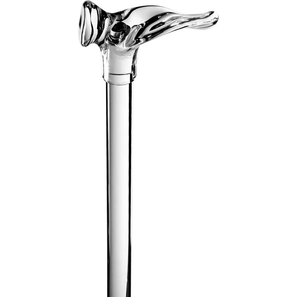 Lucite Palm Grip Walking Cane Right-Handed Adults Up To 250lbs