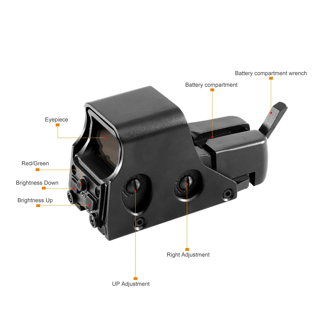 Bestsight Holographic Rifle Sight With Auto Power Off Mount