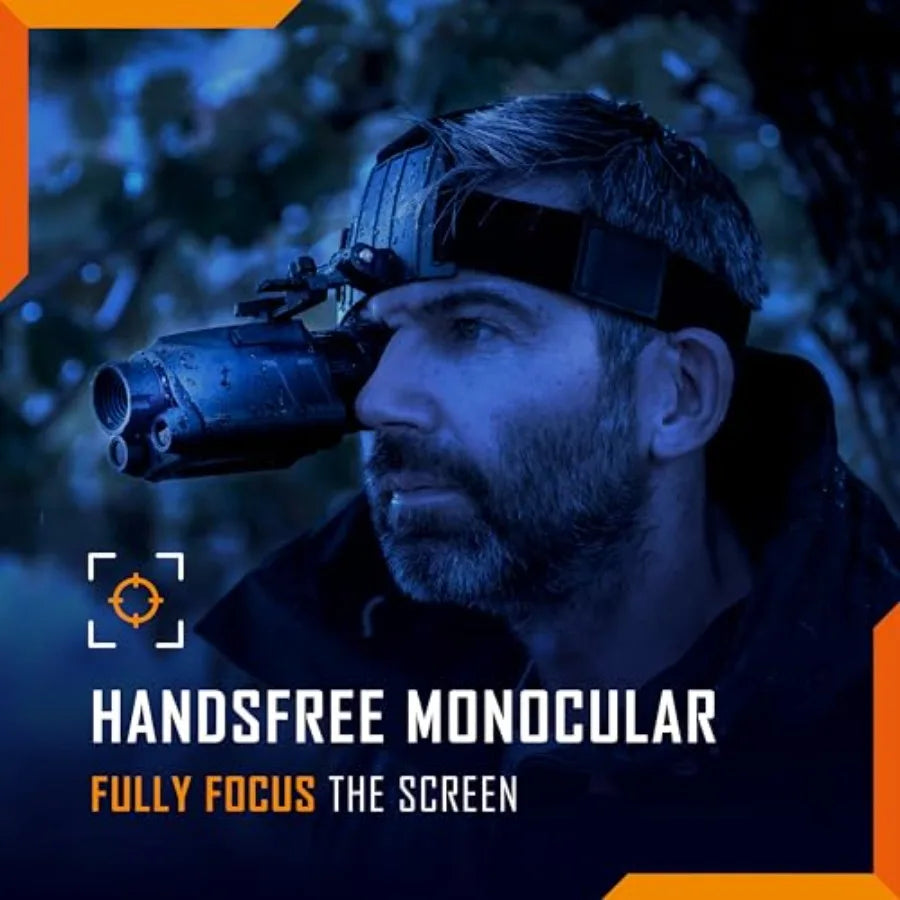 Prowl Night Vision Monocular Digital Infrared NVG Goggles with Head Mount Dovetail Adapter Video Recording Wide Field of View 1