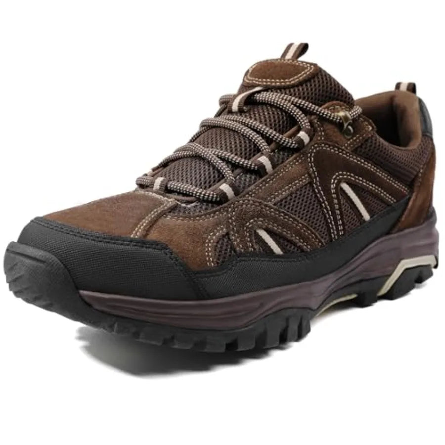 MIXIN Mens Hiking Shoes Lightweight Breathable Anti Slip Low Top