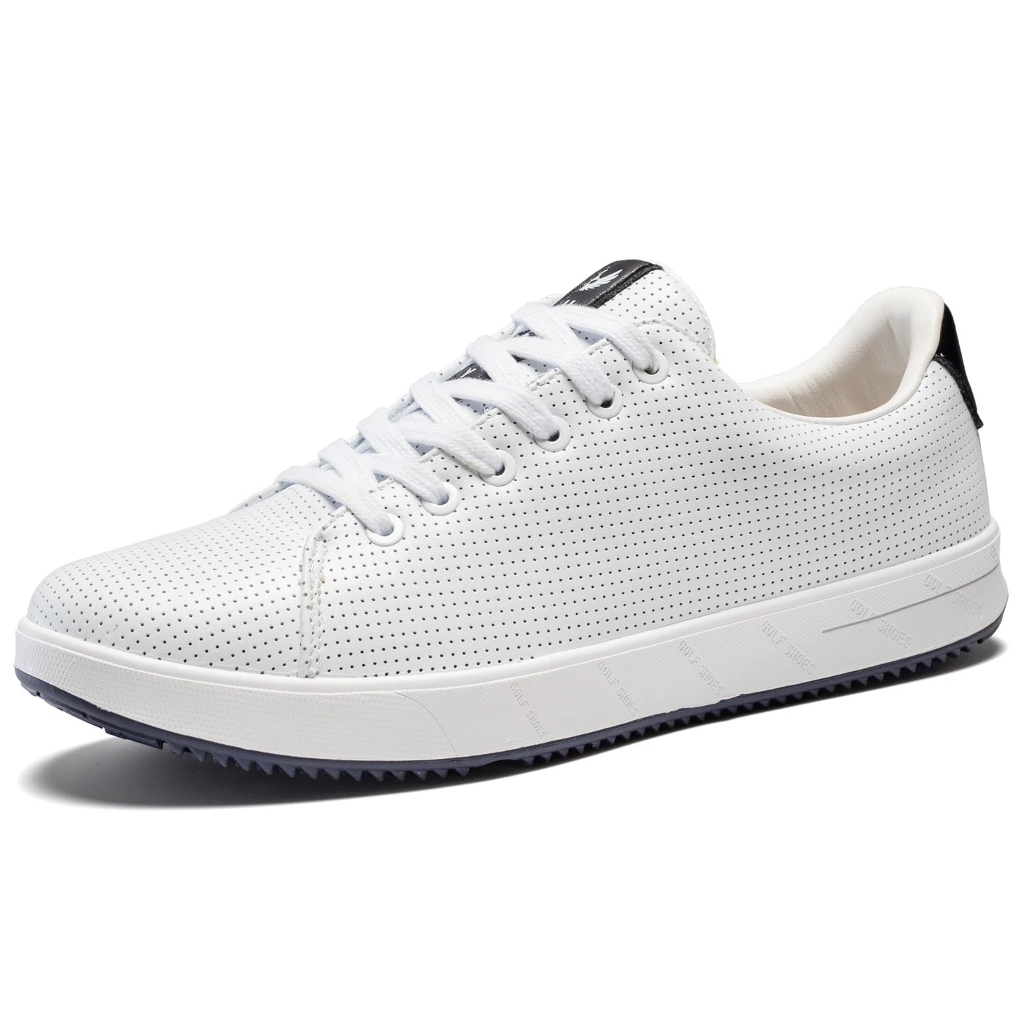 UOFEIY Men's Golf Shoes Waterproof Breathable Leather