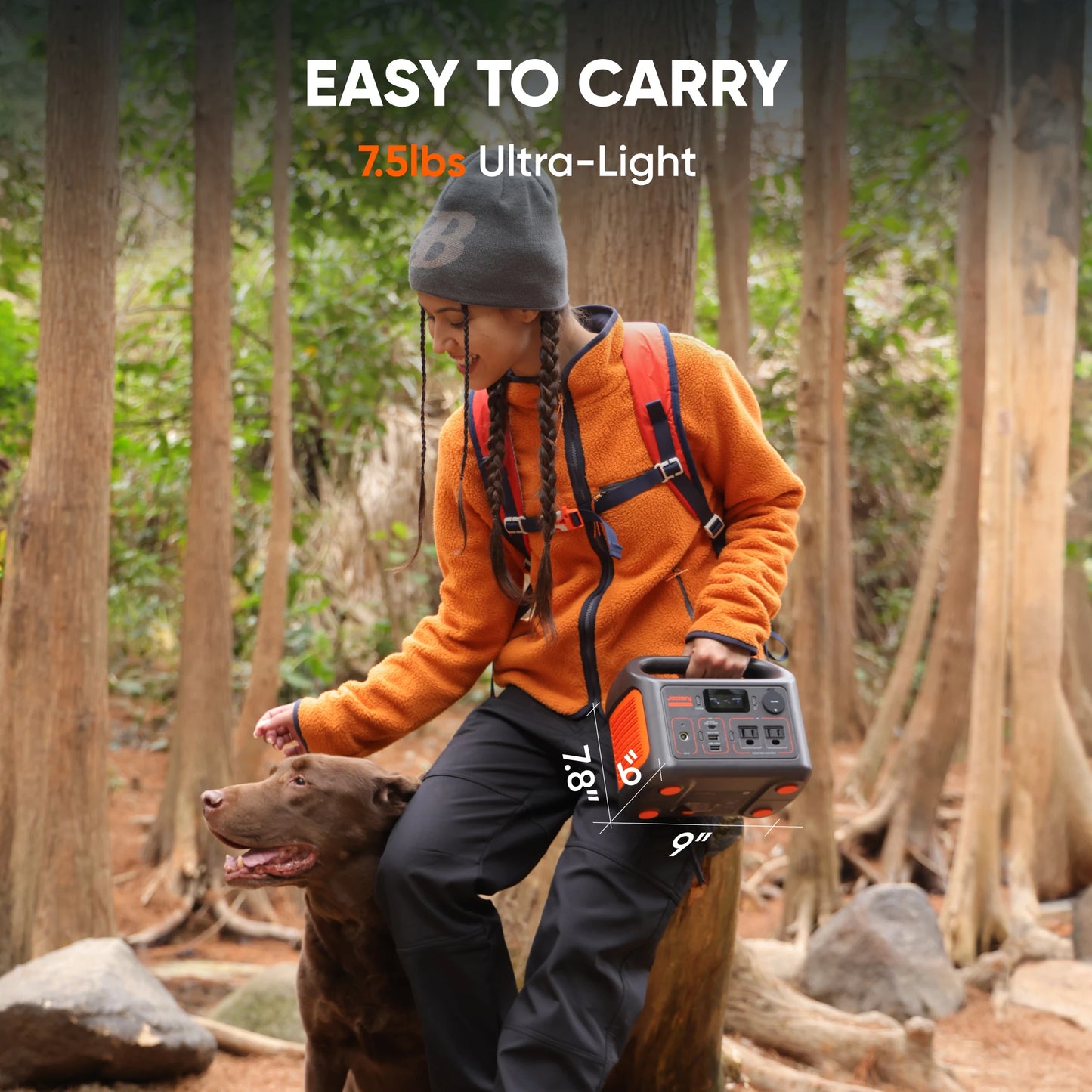 Jackery Explorer 300 Portable Power Station With 5M Extension Cord
