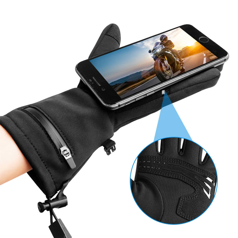 Snow Deer S18 Winter Heated Gloves With Battery Touch Screen