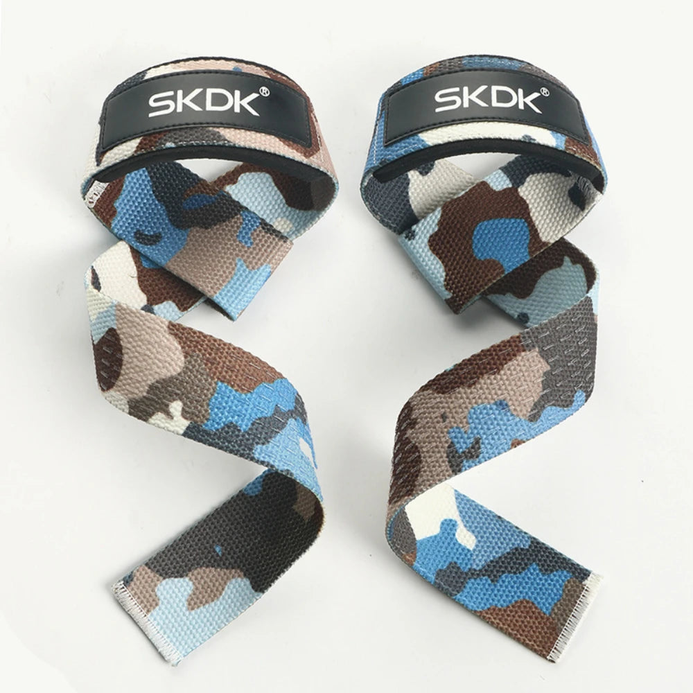 Lostook Weightlifting Wrist Straps Adjustable Non Slip Grip 2 Pcs