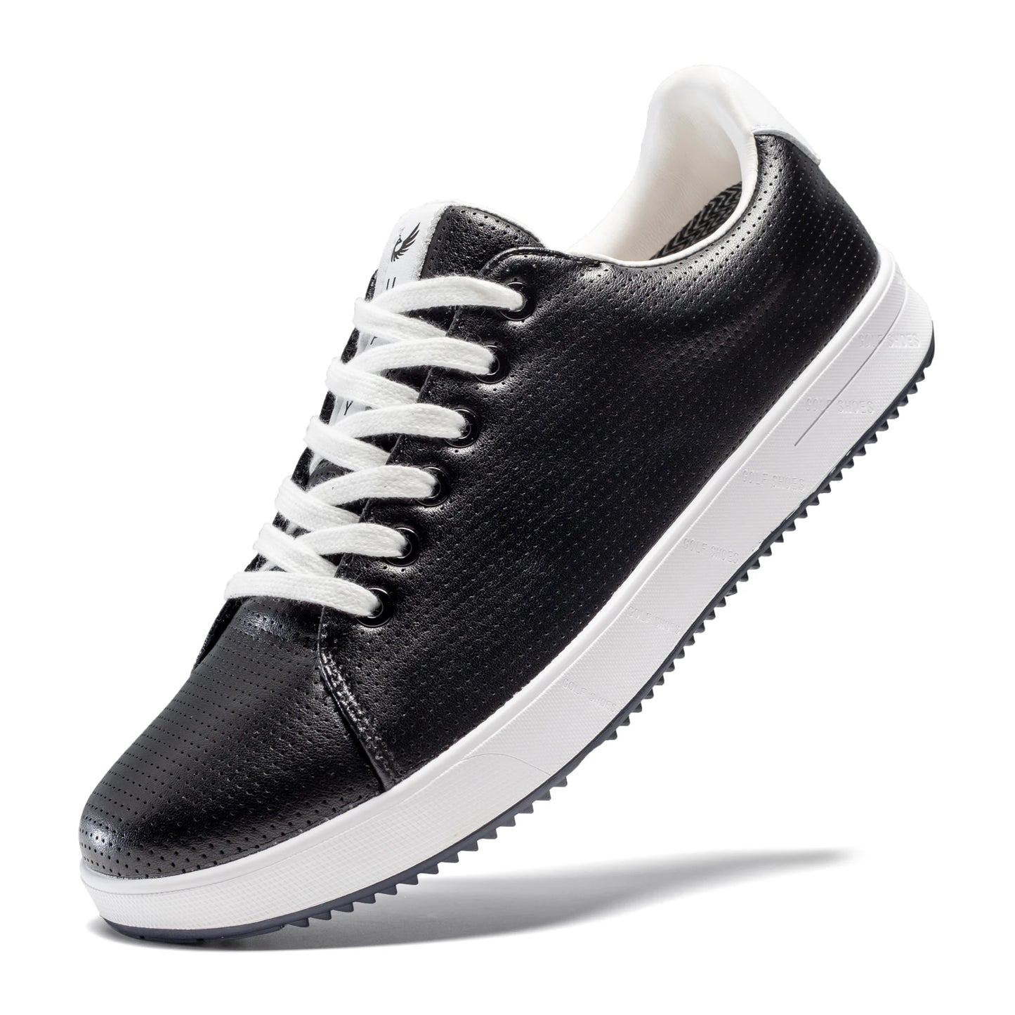 UOFEIY Men's Golf Shoes Waterproof Breathable Leather