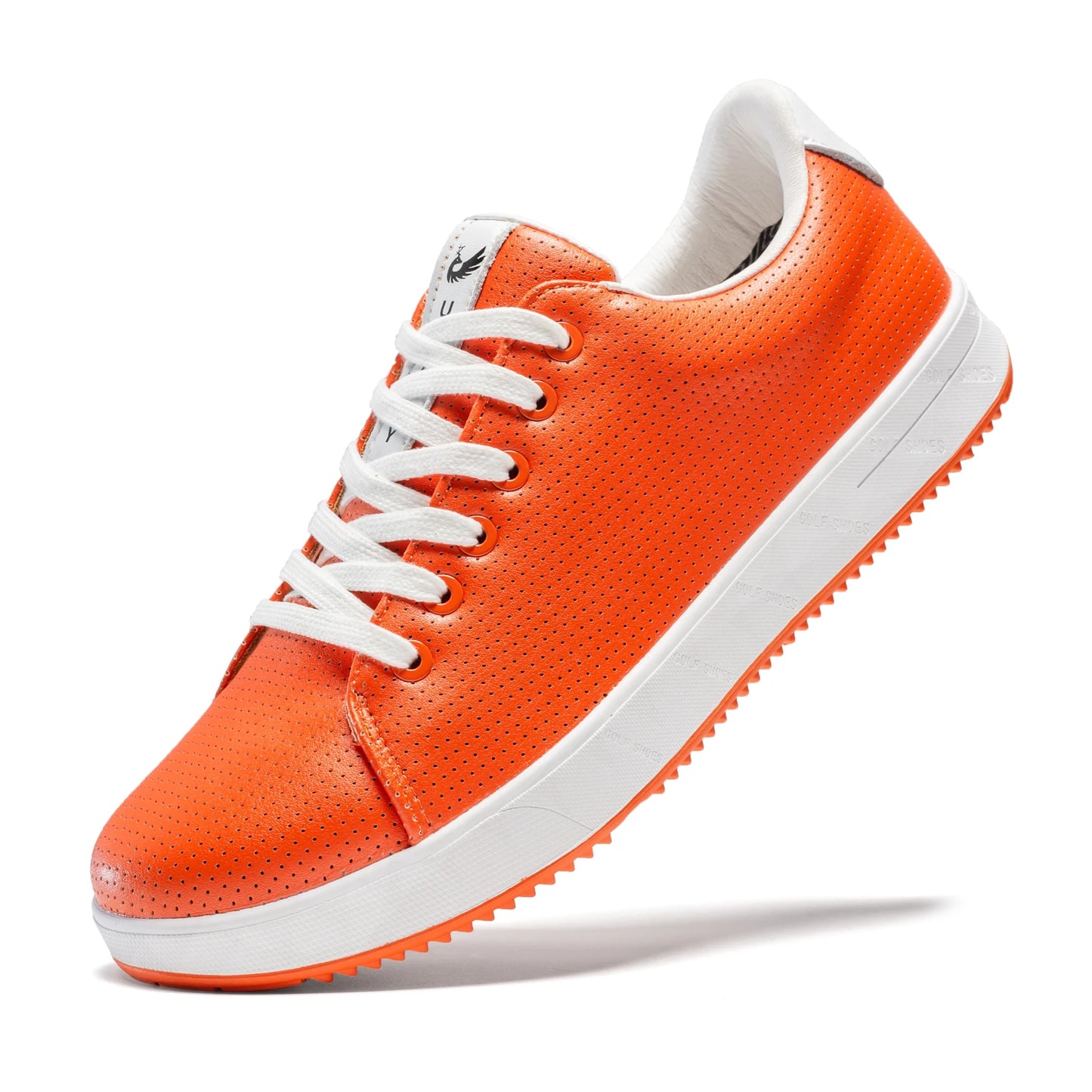 UOFEIY Men's Golf Shoes Waterproof Breathable Leather