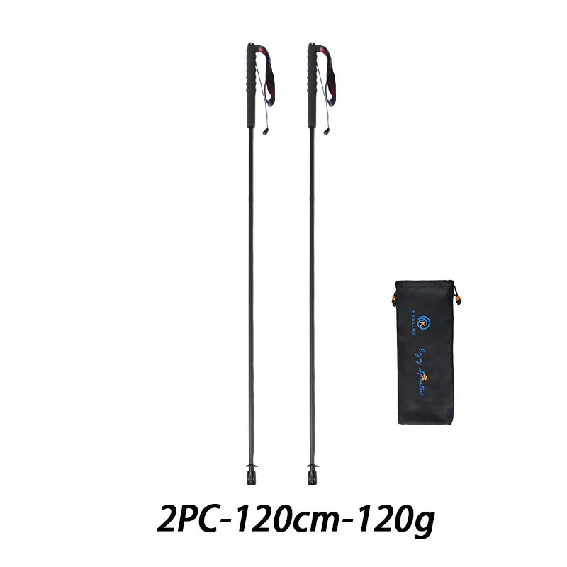 Okhealing Ultra Light Foldable Carbon Fiber Trekking Poles