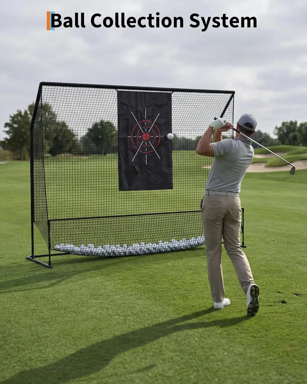 HiMISS Golf Practice Net For Indoor Outdoor Swing And Chipping
