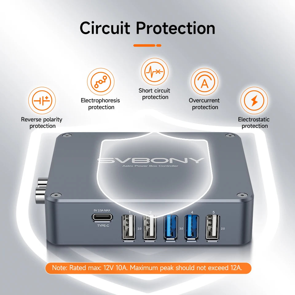 Svbony SV241 Pro Astro Power Controller USB 3.0 Type-C ASCOM