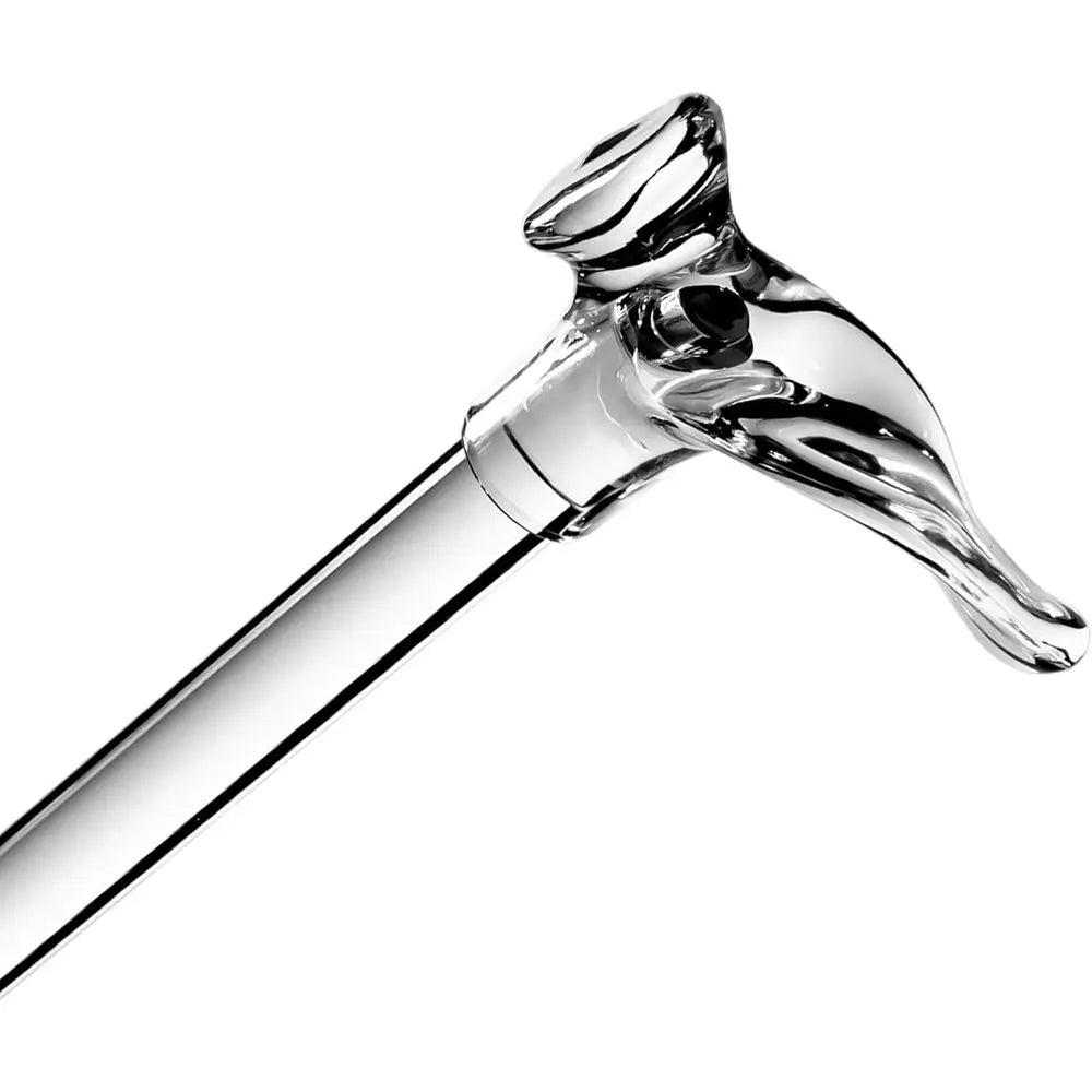 Lucite Palm Grip Walking Cane Right-Handed Adults Up To 250lbs