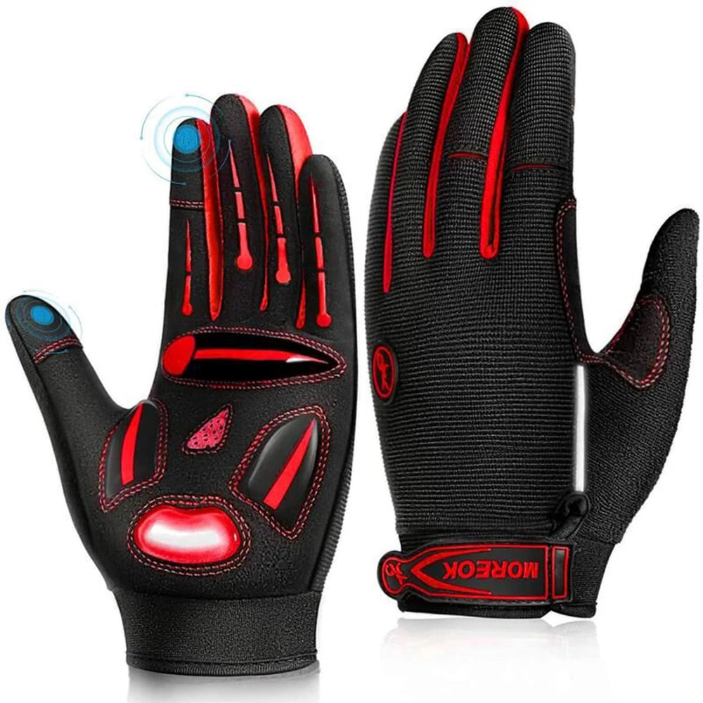 Breathable Racing Gloves for Motocross and Cycling Unisex Touch Screen