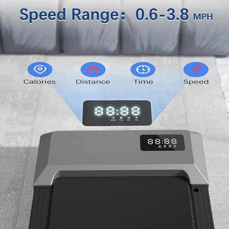 Superun 2 In 1 Treadmill Walking Running Machine LCD