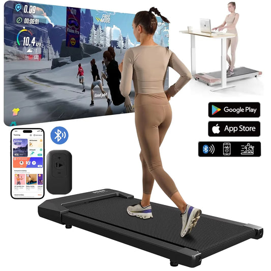Superun 2 In 1 Treadmill Walking Running Machine LCD