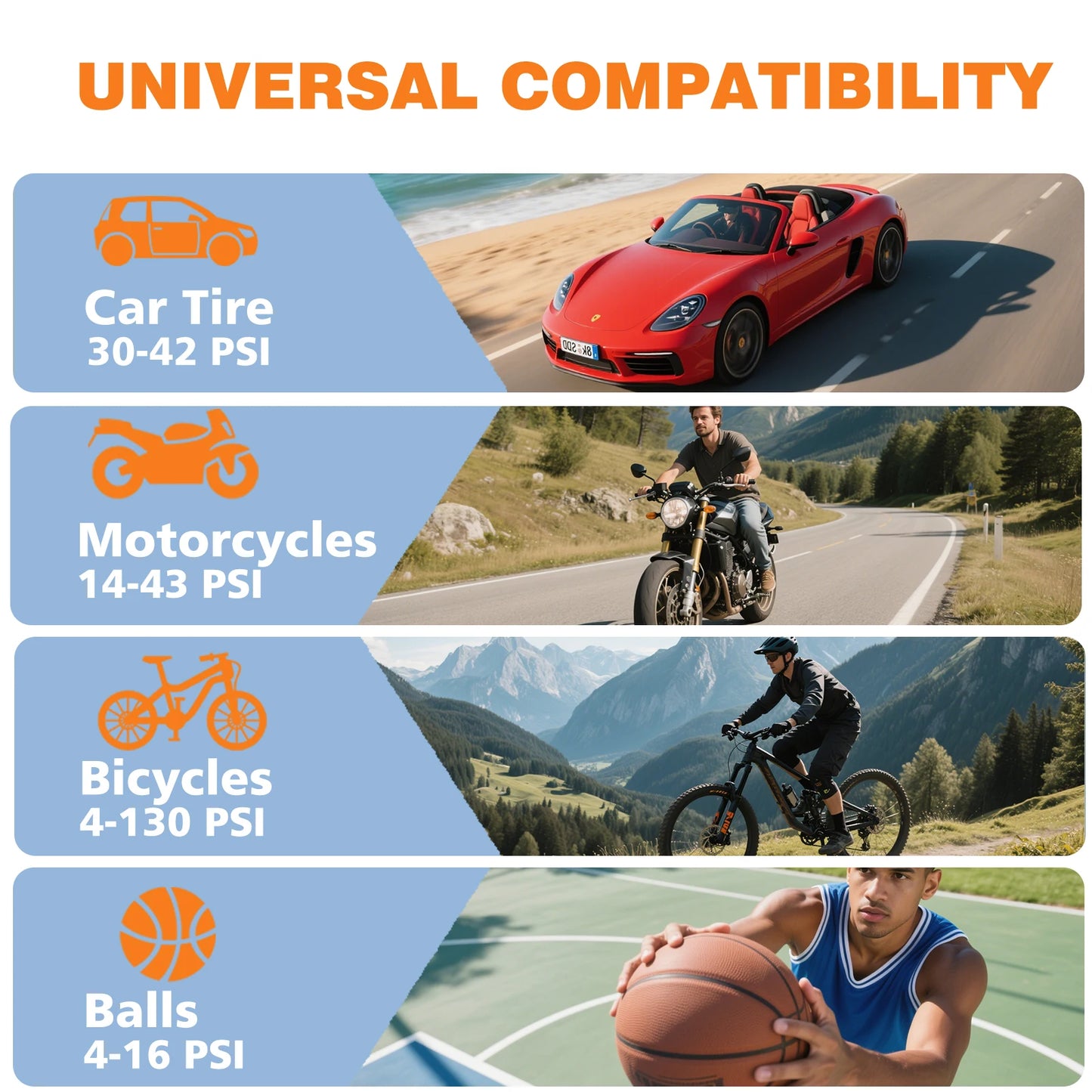 Portable Bicycle Air Pump Mini Electric Inflator For Cycling