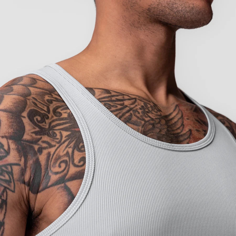 Mens Fitness Tank Top Men Fitness Sleeveless Shirt Male Screw Thread Breathable Sports Vest Undershirt Running Vest Me