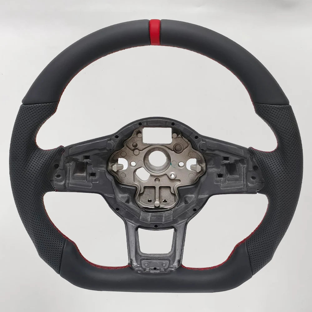 COIKA Perforated Carbon Leather Steering Wheel For Volkswagen