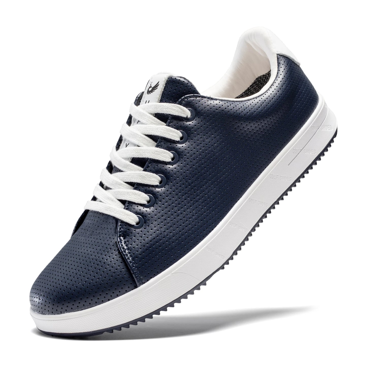 UOFEIY Men's Golf Shoes Waterproof Breathable Leather