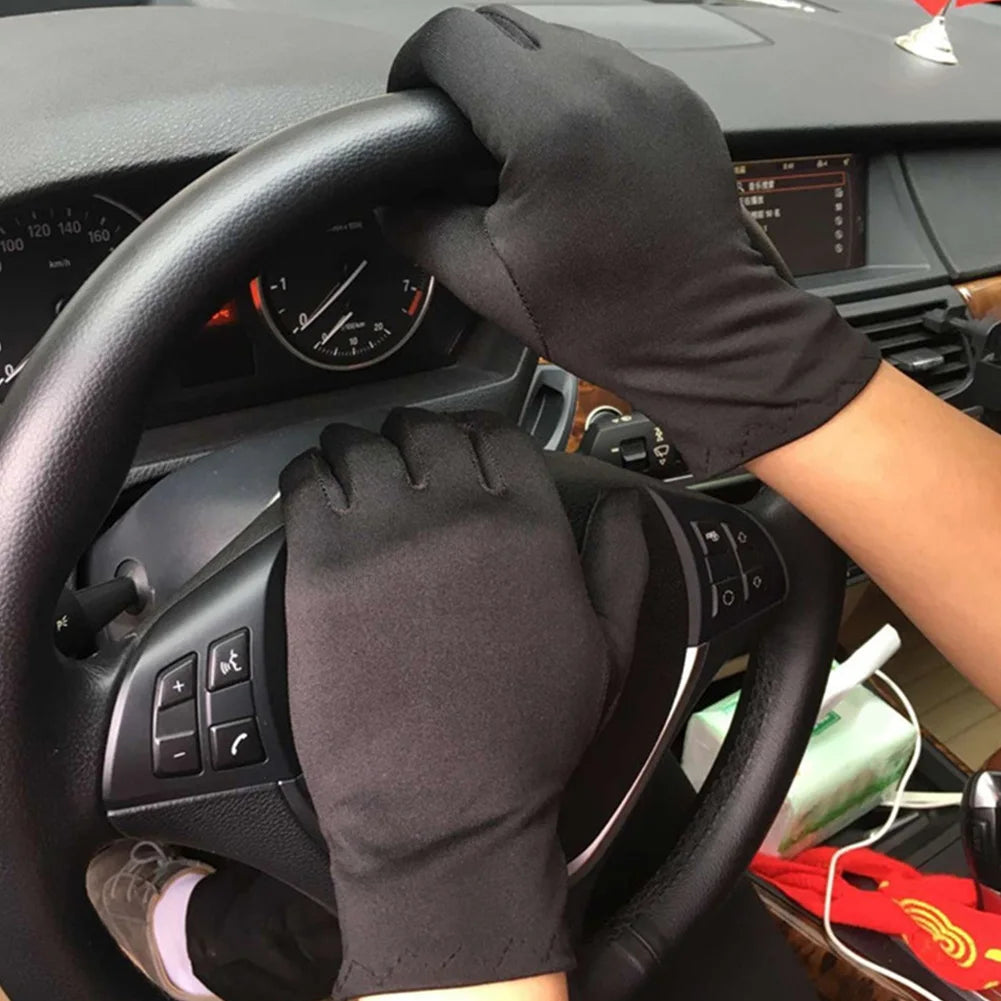 Lycra Spandex Etiquette Jewelry Gloves For Dance And Formal Wear