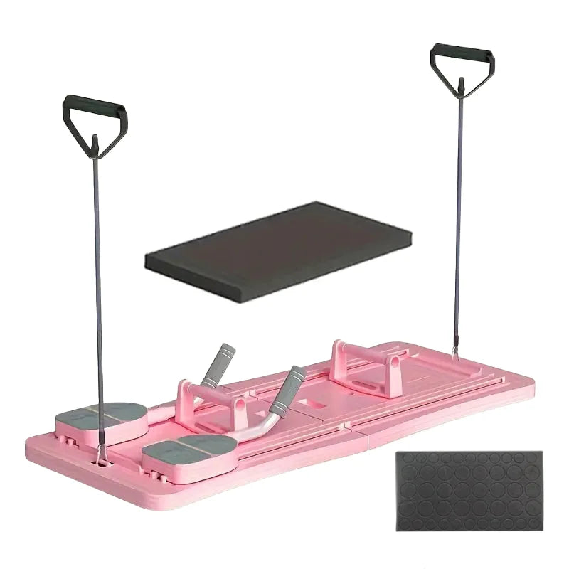 Abdominal Exercise Board Fitness Board Automatic Rebound Leg & Arm Toner Multifunctional Pilates Reformer Set Fitness Equipment