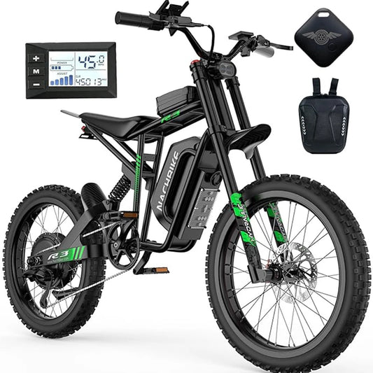 NACHBIKE R3 Electric Dirt Bike 60V25Ah 6000W Dual Hydraulic Brakes