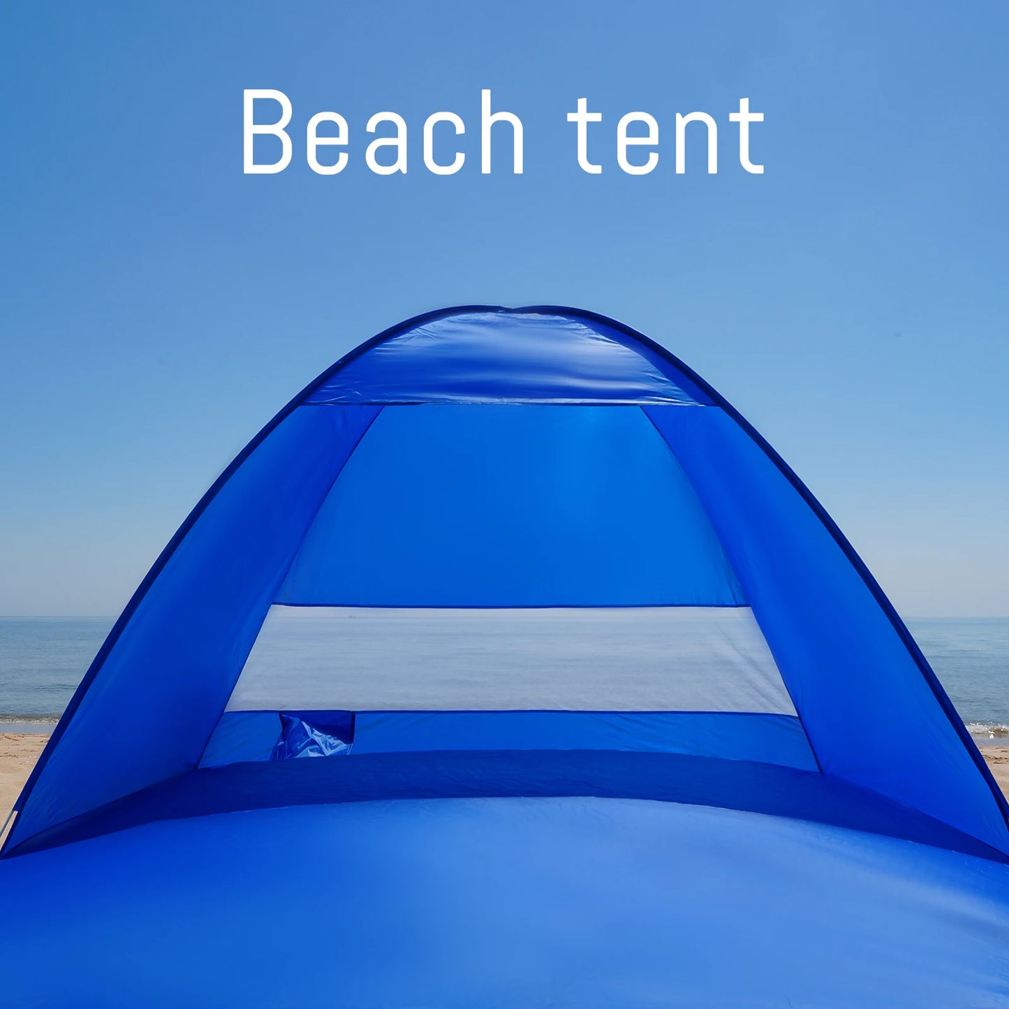 Pakicetus Lightweight Pop Up Beach Tent With Carry Bag