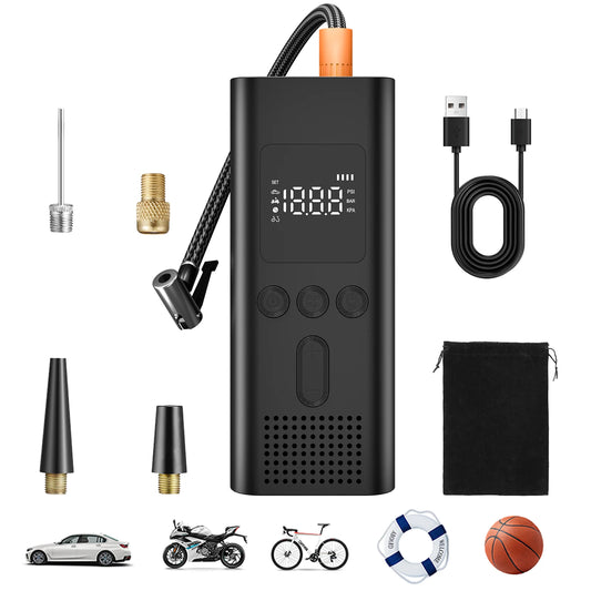 Portable Bicycle Air Pump Mini Electric Inflator For Cycling