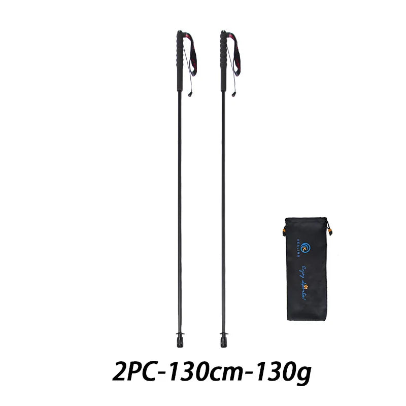 Okhealing Ultra Light Foldable Carbon Fiber Trekking Poles