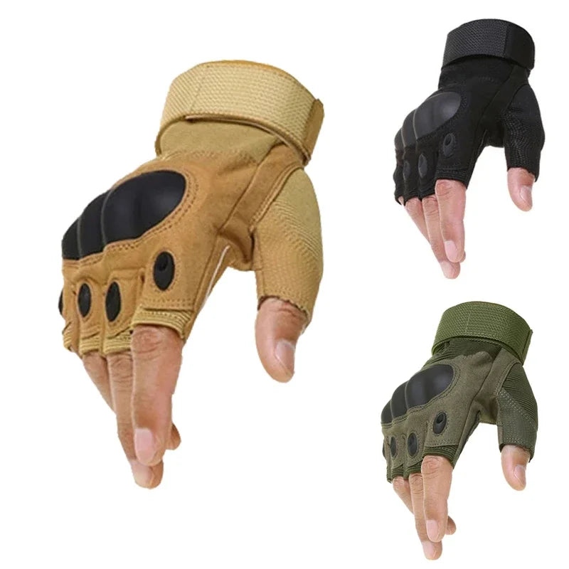 Half Finger Outdoor Tactical Gloves For Sports Shooting And Cycling