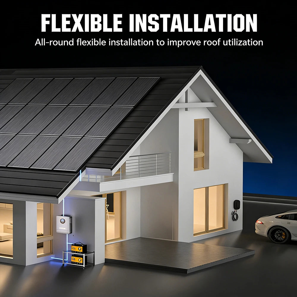 Rvpozwer 12BB 18BB 12V 100W Monocrystalline Solar Panel