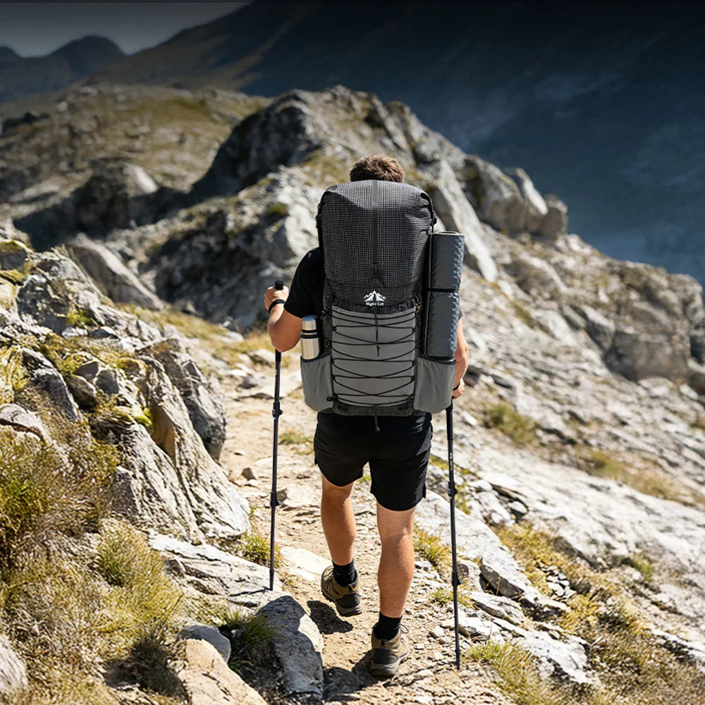 Night Cat Collapsible Trekking Pole Lightweight Adjustable Hiking Stick