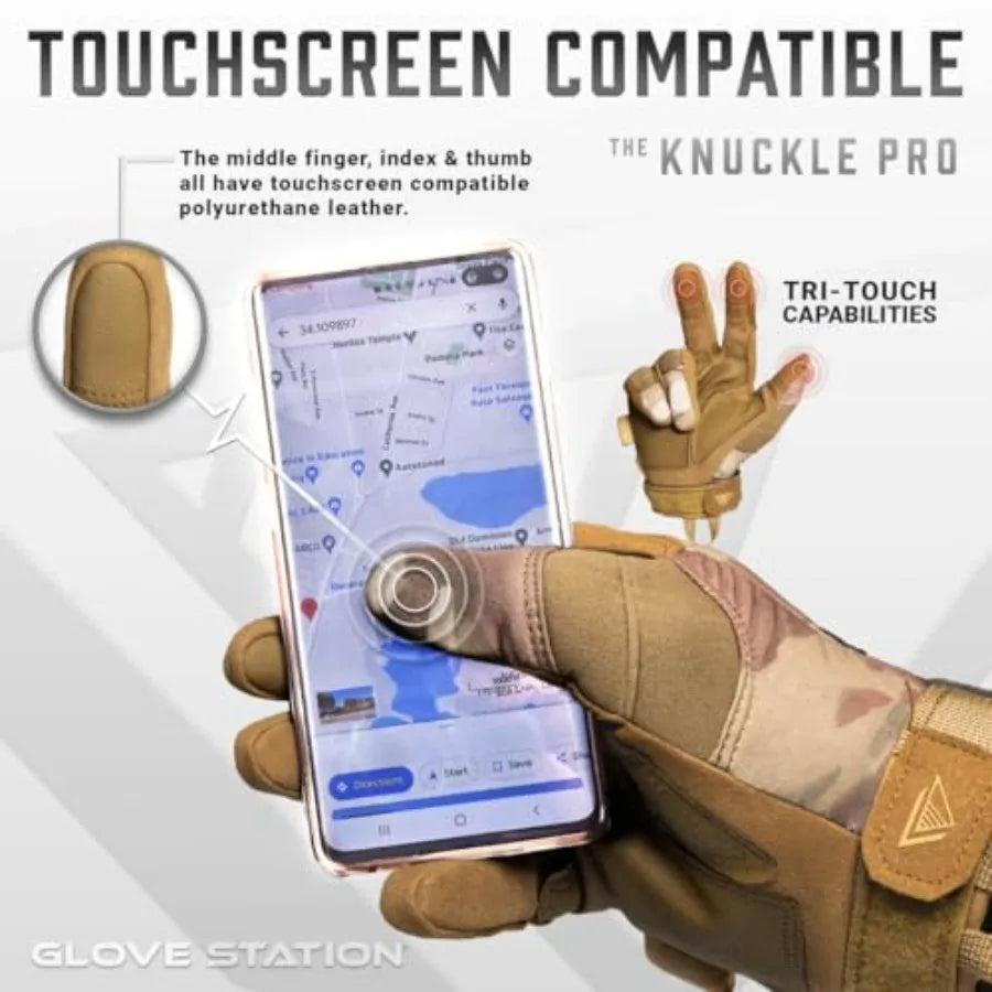 Touchscreen Motorcycle Riding Gloves For Men Outdoor Work