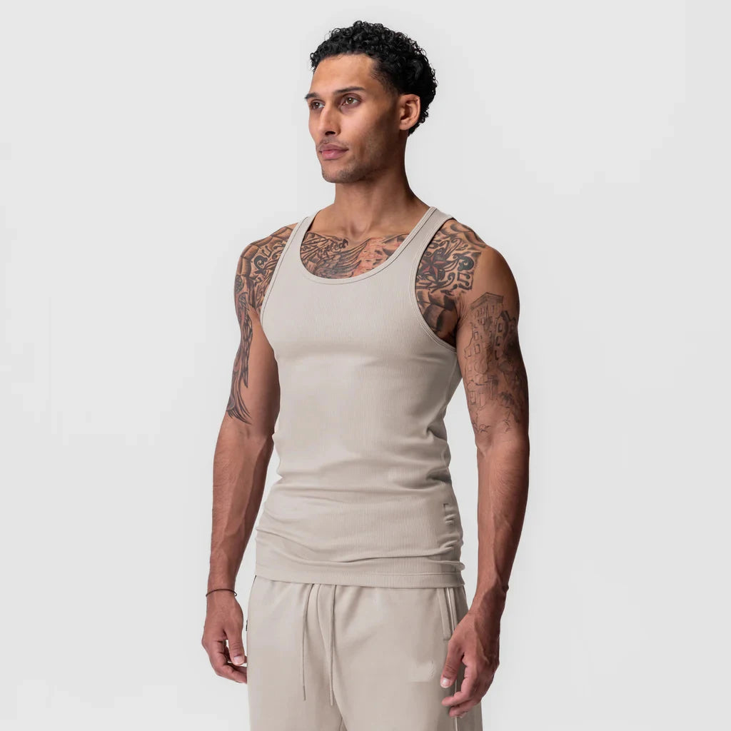 Mens Fitness Tank Top Men Fitness Sleeveless Shirt Male Screw Thread Breathable Sports Vest Undershirt Running Vest Me