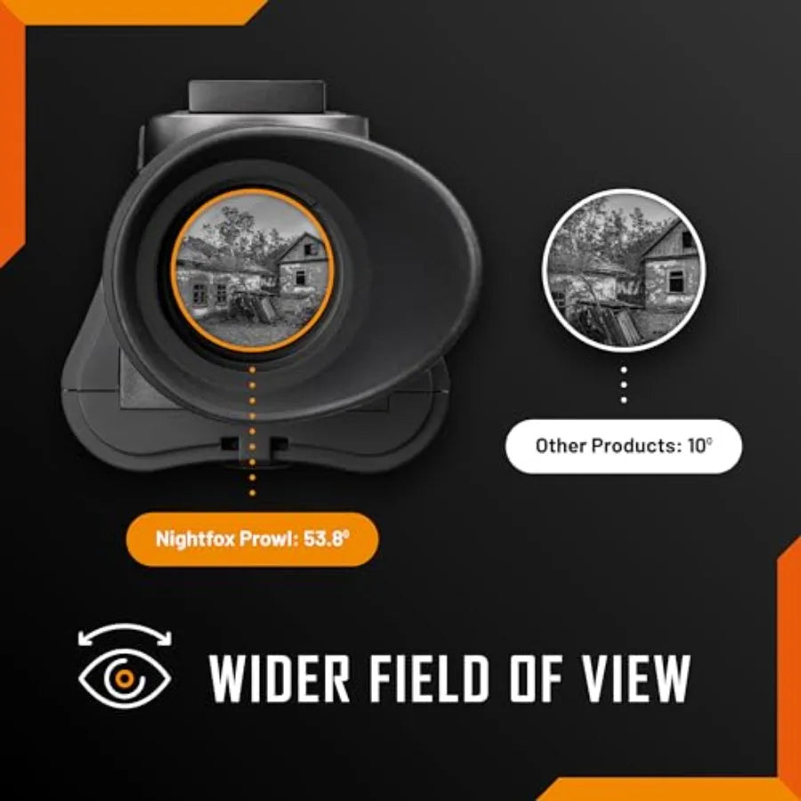 Prowl Night Vision Monocular Digital Infrared NVG Goggles with Head Mount Dovetail Adapter Video Recording Wide Field of View 1