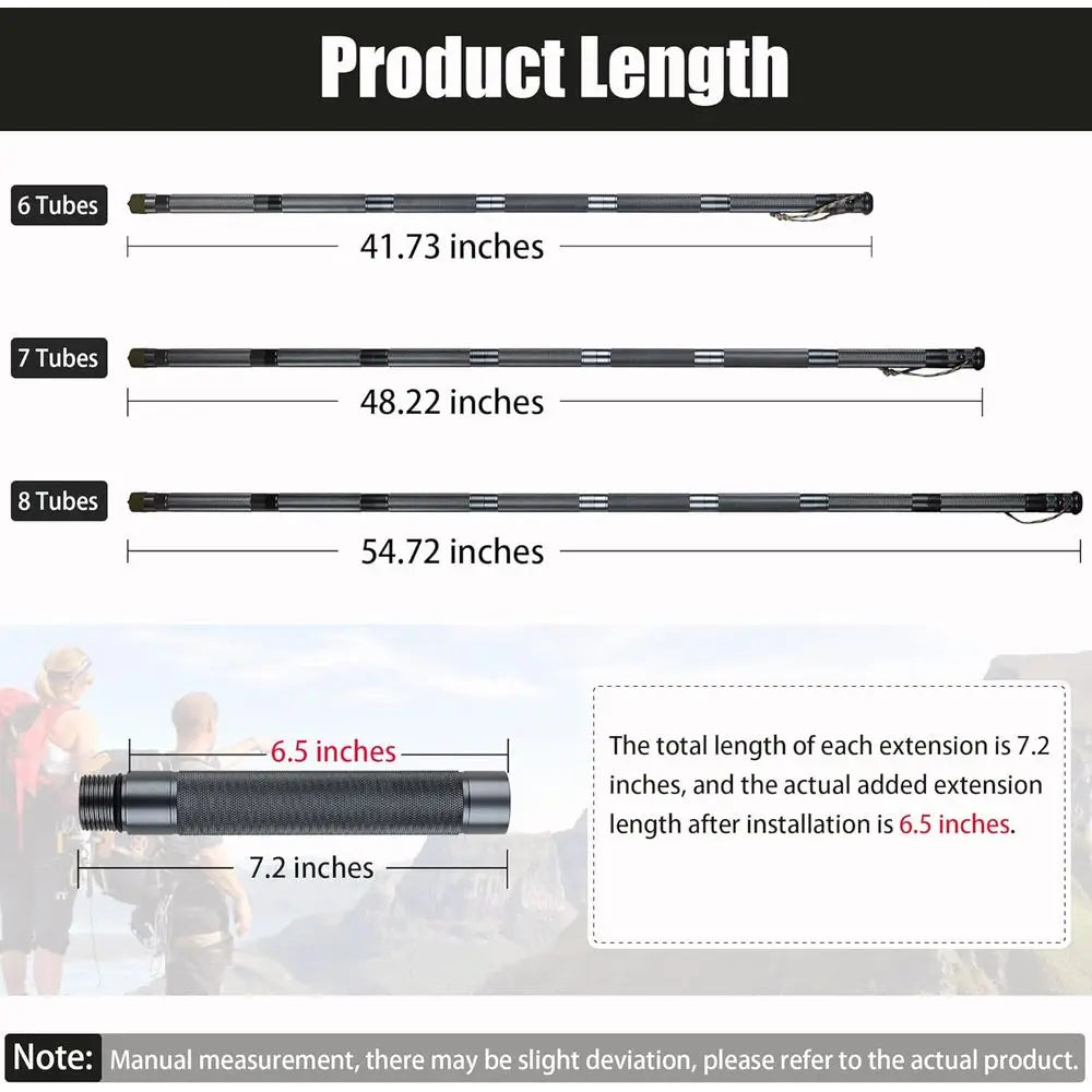 7-in-1 Tactical Walking Stick for Survival and Trekking