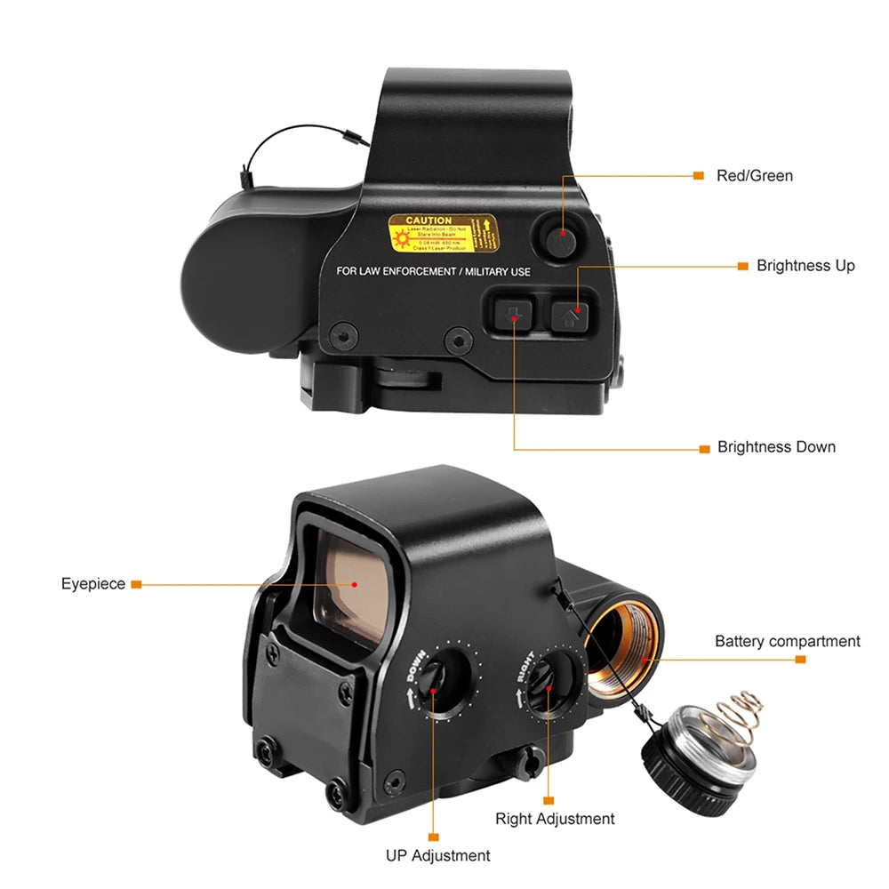 Bestsight Holographic Rifle Sight With Auto Power Off Mount