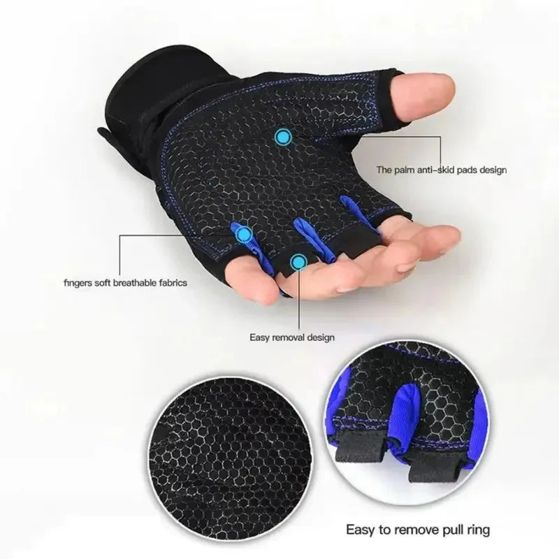 Gym Gloves For Fitness And Weight Lifting Training And Cycling
