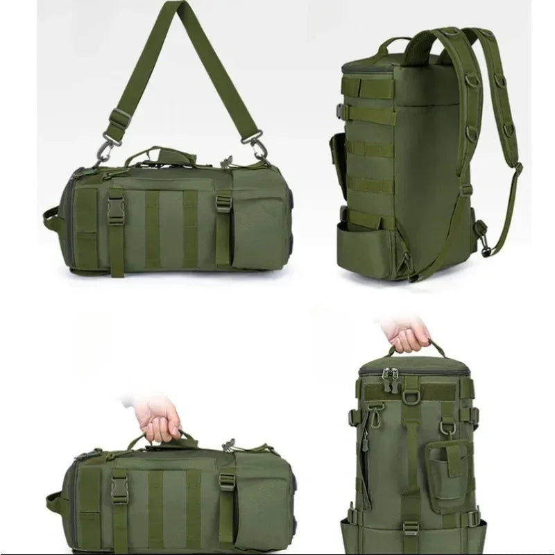 Multifunctional Fishing Backpack With Rod Storage For Outdoor Use