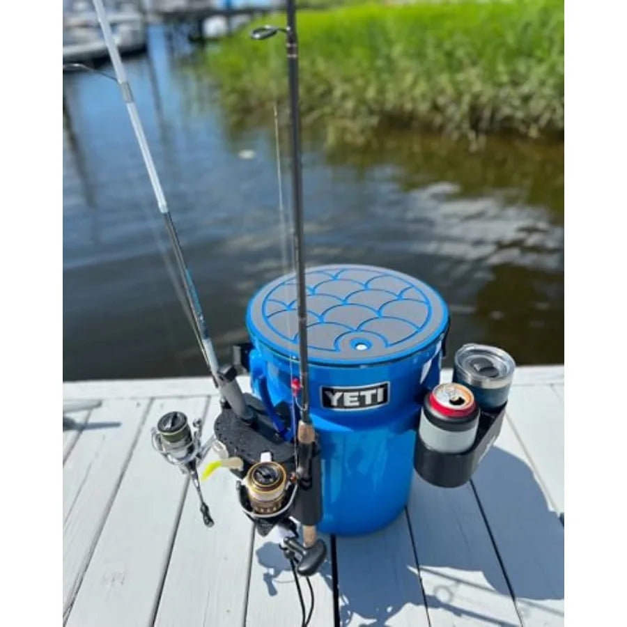 Fishing Rod Holder Compatible with YETI LoadOut Bucket