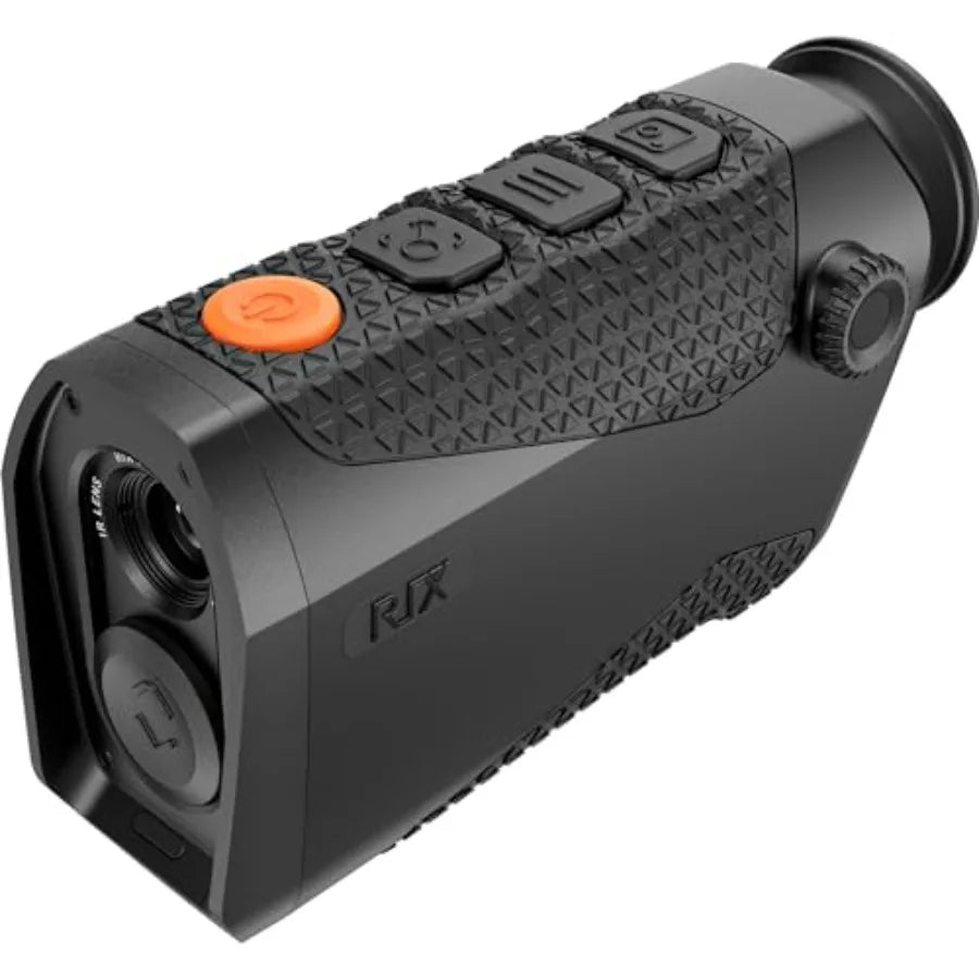 Pocket K2 Portable Thermal Monocular for Hunting 256x192 50Hz Wi-Fi Handheld Night Vision Monocular in Black with Long-Range De